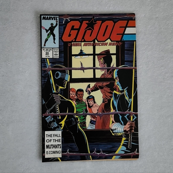 Marvel Other - G.I. Joe A Real American Hero #66 Marvel Comics 1987 Copper Age Snake Eyes Jinx